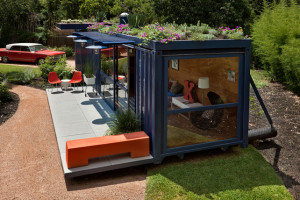 Shipping Container Studio in San Antonio-Texas-USA